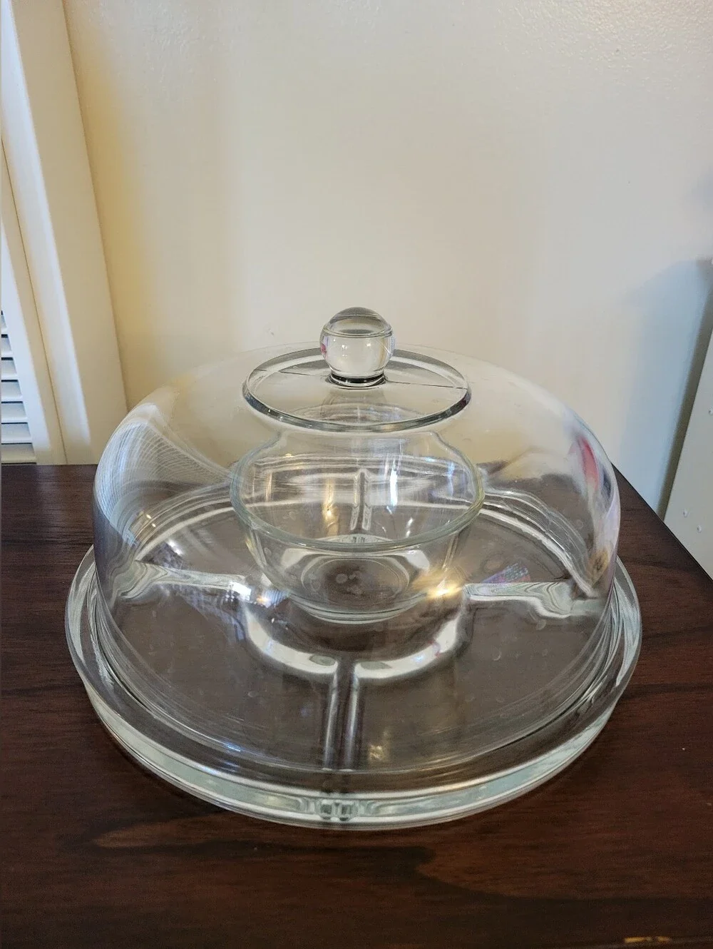🍰Multiuse Glass Cake Dome Stand